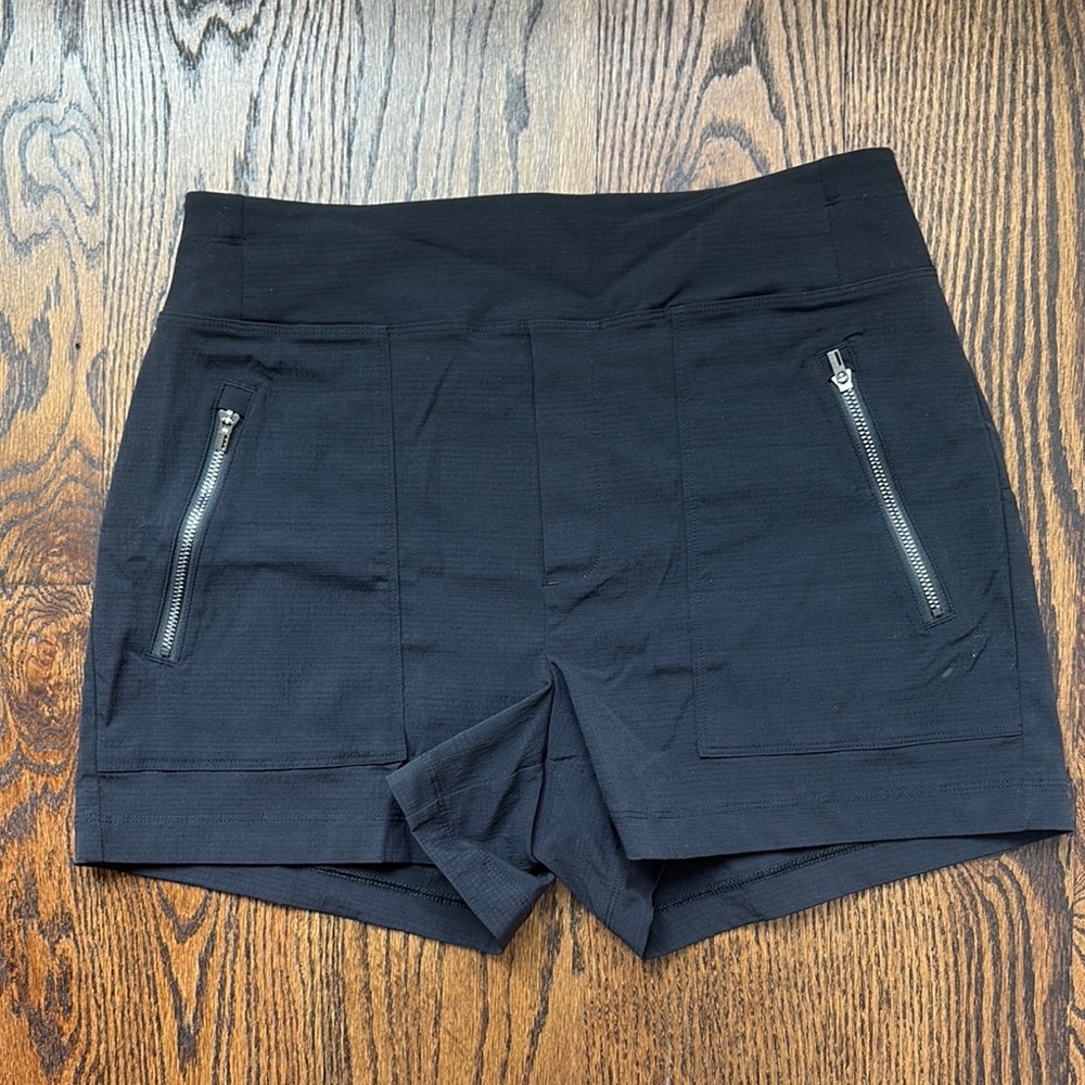 Athleta Black Cargo Shorts with High Waist
